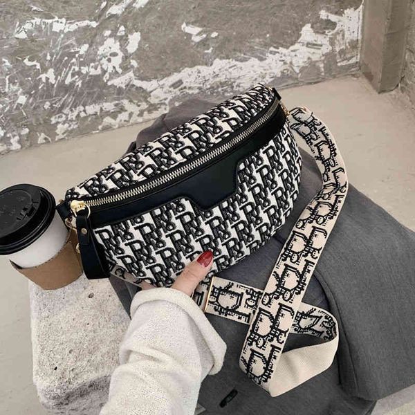 

wanghong small versatile waist fashion one shoulder chest bag