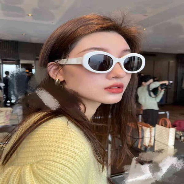 

de sunglasses arc women's net red street the same oval sunglasses irf3, White;black