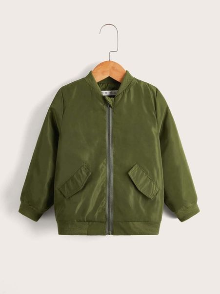 

toddler boys solid zip up bomber jacket she, Blue;gray