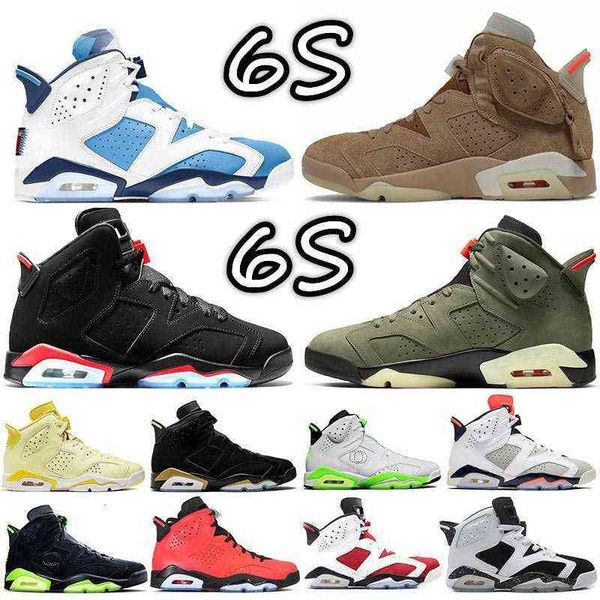 

2022 6 6s university blue mens basketball shoes sneakers british khaki black cat seoul bred dmp medium olive sports carmine oreo