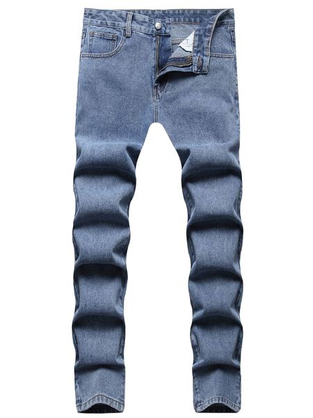 

romwe guys skinny jeans q78e#, Blue