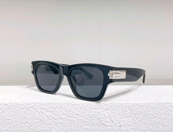 

square sunglasses pilot silver black grey lens men shades sunnies gafas de sol uv400 protection eyewear with box, White;black
