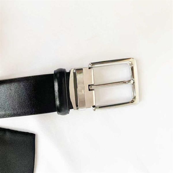 

2022 new men's all belt business multipurpose belts pin buckle gift mb style g220421284g, Black;brown