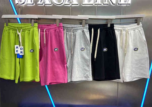 

vein terror labeling stitches singles shorts new fashion hip hop shorts cord waist boy girl couple shortst220721, White;black