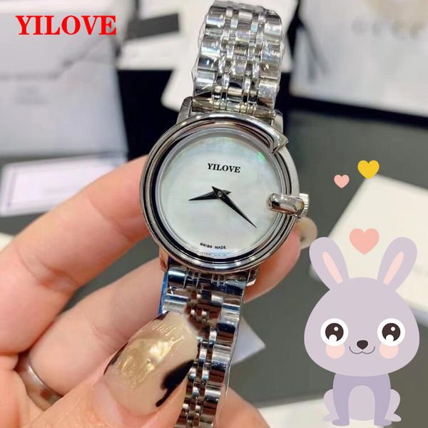 En iyi bayanlar moda gündelik izleme paslanmaz çelik bileklik analog tur 24mm izle kuvars saat kadın klasik reloj mujer zarif kol saati