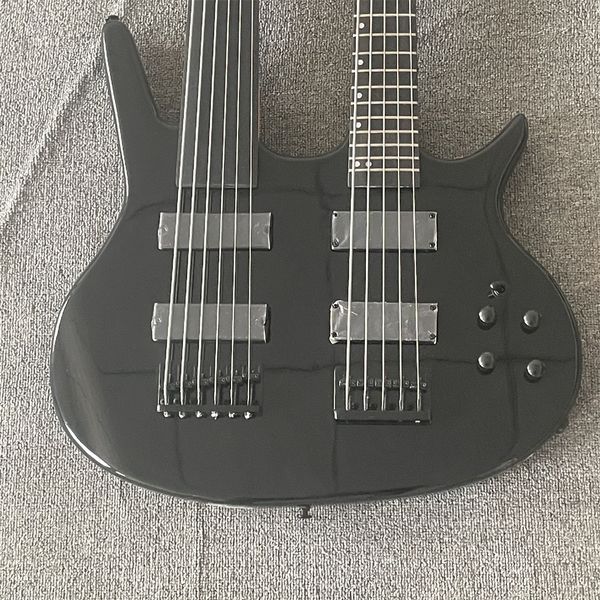 

in stock 4 string and 6 string electric bass active line behind the string guitars guitarra