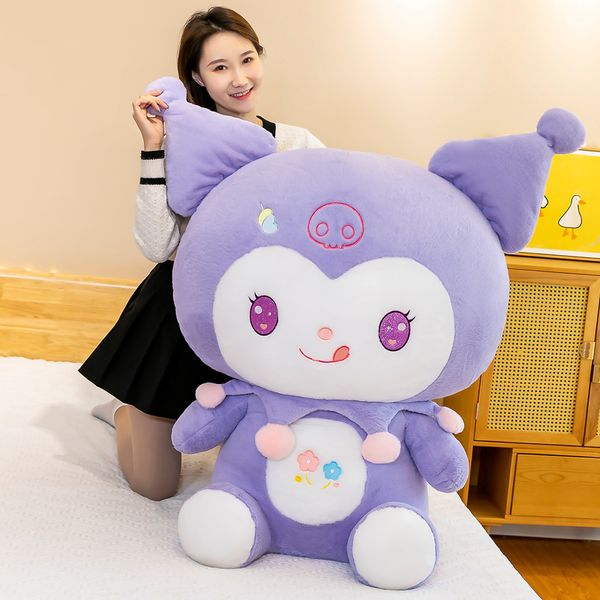 

2022 30cm purple color stuffed animals cartoon plush toys ins cute imitation wholesale dolls lovely kuromi gifts