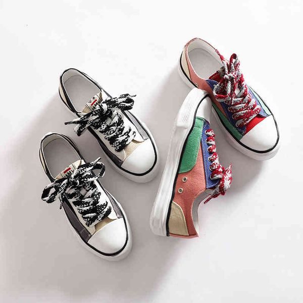 

dress shoes small white shoes candy colored canvas women's street shooting dissolving sports thick soled casual board trend pae2, Black