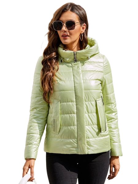 

gasman slogan graphic drawstring hooded puffer coat e60k#, Black