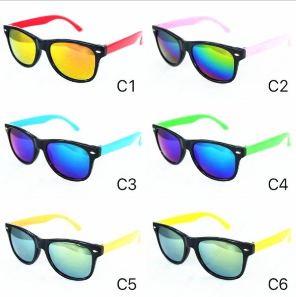 Großhandel Markendesign Kinder Sonnenbrille Jungen Baby Sonnenbrille Mädchen Kinder bunte Sonnenbrille für Jungen UV400
