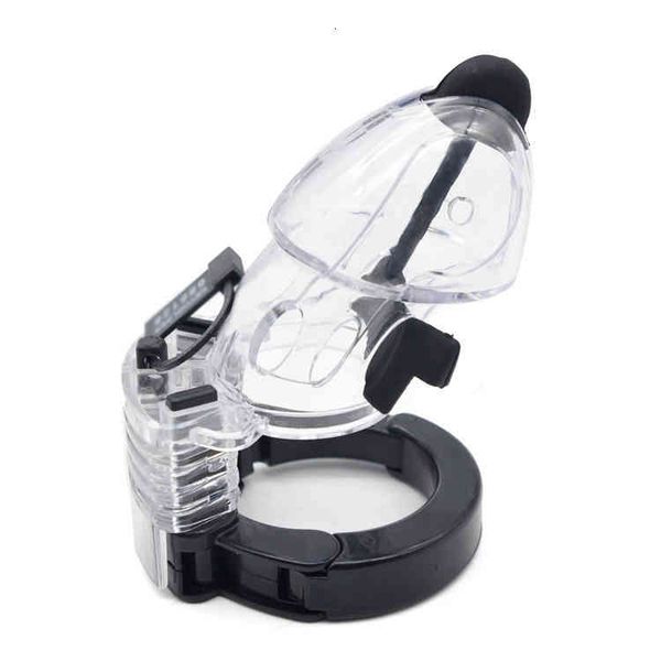 

massager condom toy second generation electric shock chastity cage men's adjustable snap ring lock cb toy a324