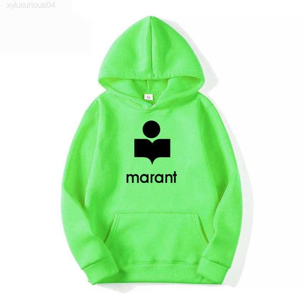 

2021 men marant hoodies fall spring clothes fun hooded leisure sweatwear women china simple strange things, Black
