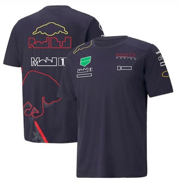 

2022 f1 formula one team short sleeve t-shirt new summer round neck shirt same customization308e