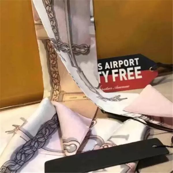 

22ss silk scarf designer silken scarves shawl scarfs women fashion scarve 4 season foulard luxury muffler men bufanda 5 colors, Blue;gray