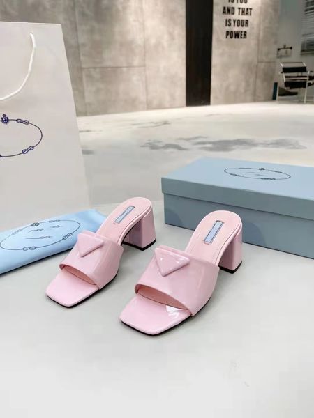 

designer women slippers chunky rubber slippers jelly sandals high heels sandal summer thick bottom slipper beach slides alphabet pink green, Black