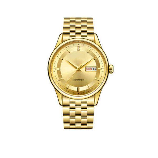 

wrist men luxury male quartz watch golden, Slivery;brown