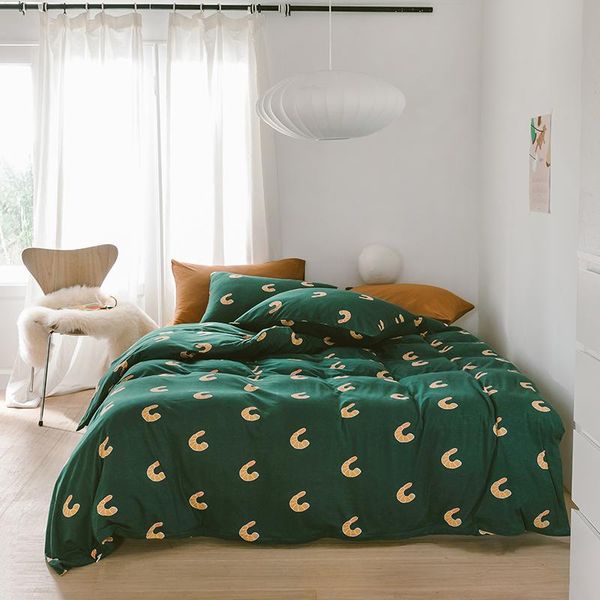 Set di biancheria da letto E-Star China Store di gamberi Stampare quattro di cotone a maglia