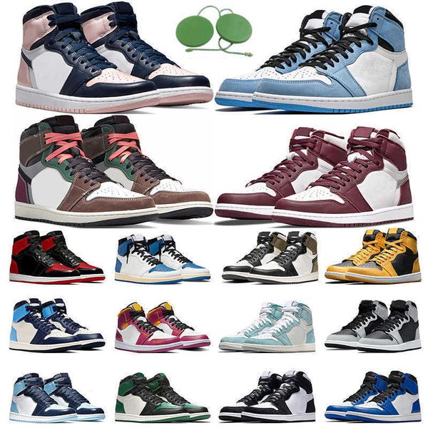 

men shoe basketball shoes 1 1s women trainers atmosphere bubble gum hand crafted bordeaux fragment bred patent obsidian mocha sports, Black
