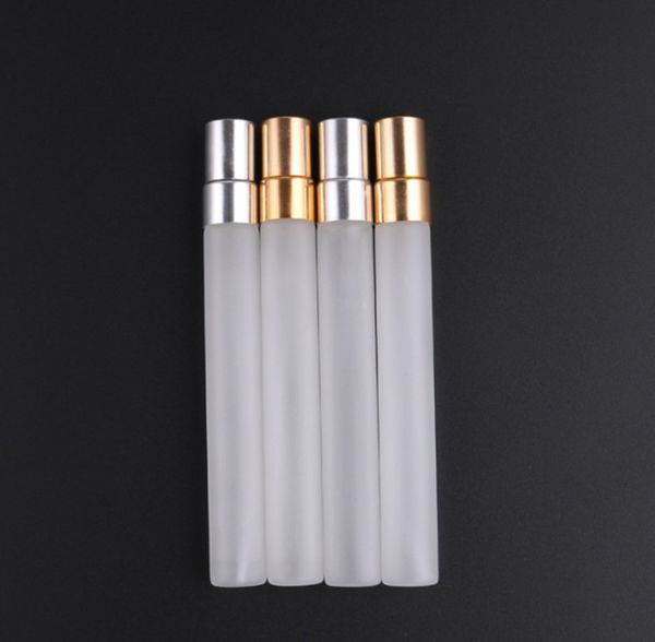 

10ml empty spray bottle frosted glass perfume refillable glass bottles cosmetic