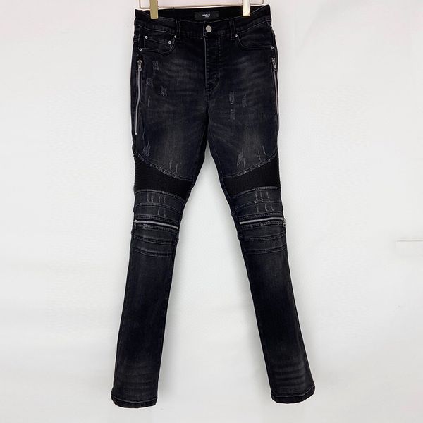 

vintage jeans men zipper men's black pants trousers, Black;brown