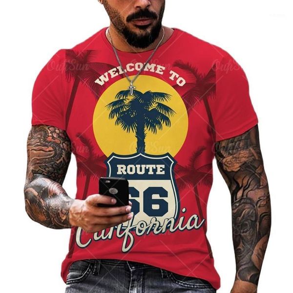 T-shirt da uomo Estate 2022 T-shirt Casual a maniche corte O-Collo Pullover Camicia Street Abbigliamento moda giovanile Maschile Top