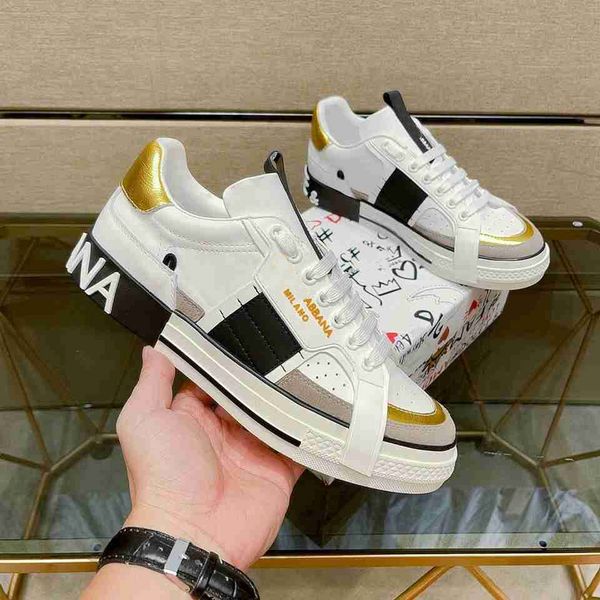 

men shoes alphabet craft embellishment silk cowhide fabric luxury shine three-dimensional brand running sneakers walking blue white shoe lac