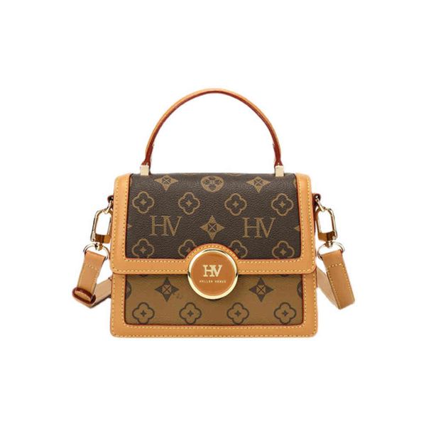 

women's handbag spring niche design print bags single shoulder messenger chuai small square bag