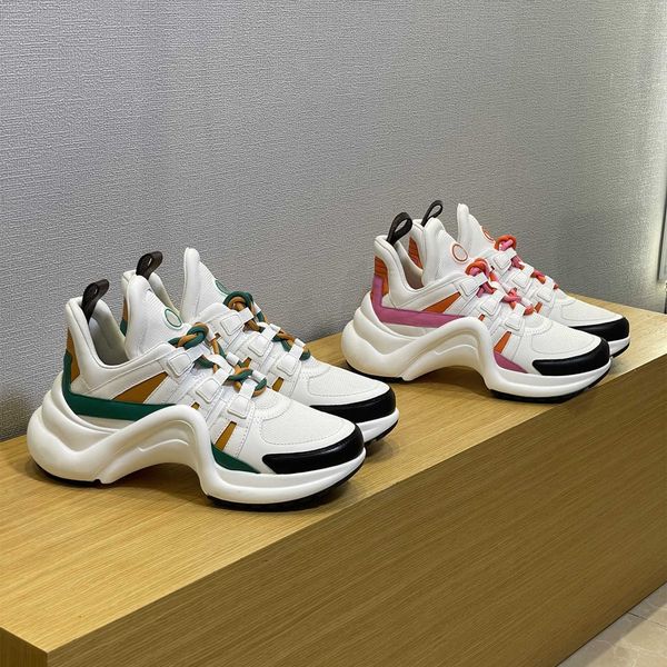 

sipring dad shoes ins trendy women's platform shoes orange pink jelly bow bottom sports casual woman vulcanize, Black