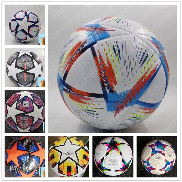

qatar world cup 2022 soccer ball size 5 pu high-grade nice match football european champions match liga premer finals calcio futeb2468
