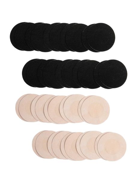 

20pairs plain nipple cover w725#, Black;red