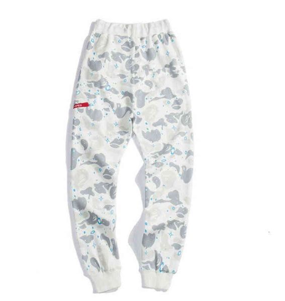 Frühling Herbst Neue männer Starry Camo Casual Hosen Liebhaber Schwarz Weiß Leuchtende Lose Hip Hop Hosen Kostenloser VersandD6FO