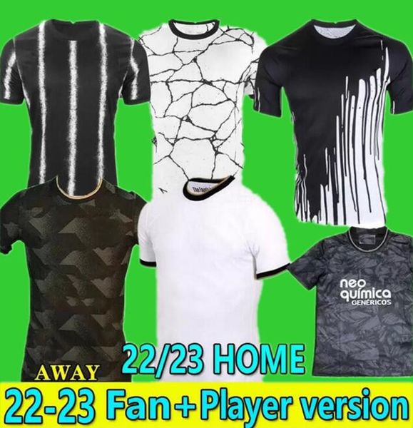 

fan player version 2022 2023 soccer jerseys corinthian home away willian 22 23 camisetas de futbol gil gabriel balbuena luan jadson fagner c, Black;yellow