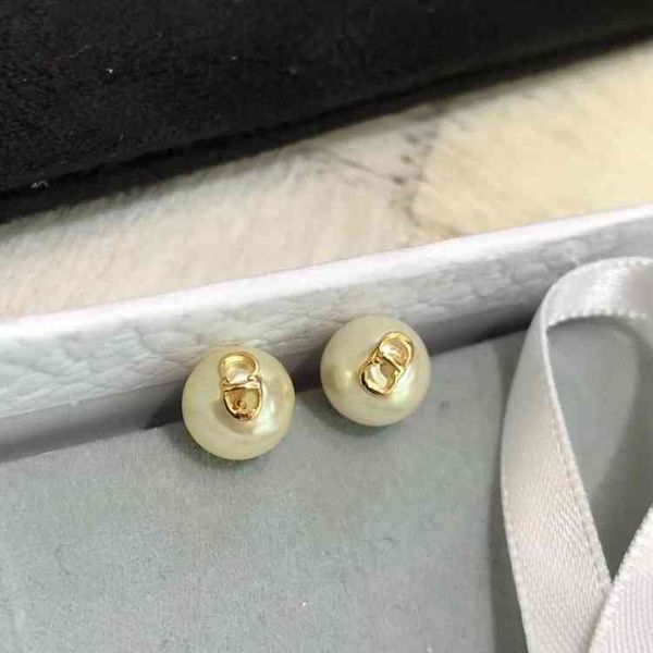 

design jewel ornament charm earring size pearl earrings freshwater pearl simple red light luxury earrings accessories, Golden