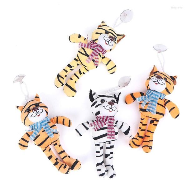 Chaveiros do ano 17cm tigre de pelúcia de toycenda de tigre -réu Toy DollkeyChains Fier22