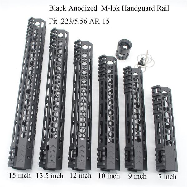 

utralight style 7'' 9'' 10'' 12'' 13 5'' 15'' inch m-lok handguard rai283r