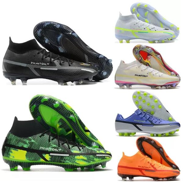 

2022 new designer sneakers shoes mens phantom gt2 dynamic fit elite fg soccer football shoes first main shock wave recharge rawdacious motiv