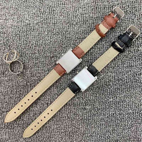 

fashion women's watch designer fashion table capecod strap rectangular rome super thin quartz simple and light luxury watch, Slivery;golden