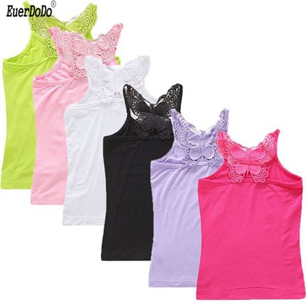

3pcs summer kids underwear vest model girls candy color tank teenager undershirt baby camisole clothing 6 8 10, Blue