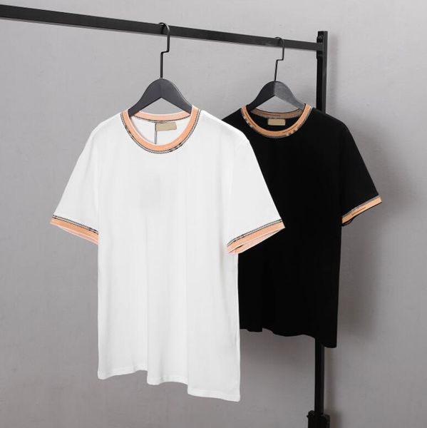 

2022ss fashion designer high-end bbr men's t shirt london england luxury cotton women's t-shirt comfortable soft american size s-2, White;black