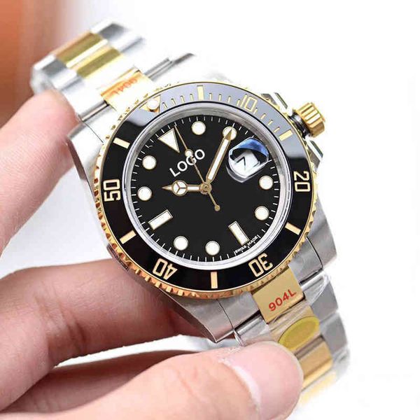 

uxury watch date luxury fashion designer watches choice fashion automatic branded watch with glide clasp, Slivery;brown