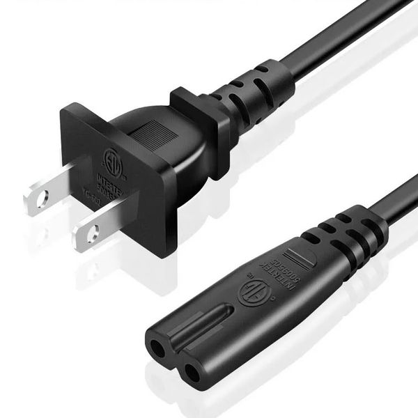 

1.5m 2 core american plug cable us standard for printer ac power cord