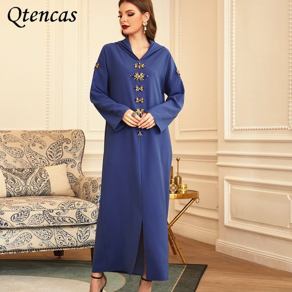 

eid kaftan moroccan dubai abaya turkey muslim dress hijab abayas for women caftan marocain islam clothing robe musulmans femme, Red