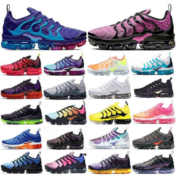 

uality tn plus se game royal mens running shoes triple black hyper violet bumblebee anthracite sports trainers sneakerszapatos