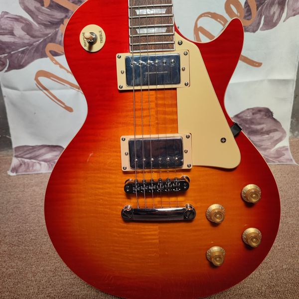 

electric guitar 6-string sunset color silver accessories