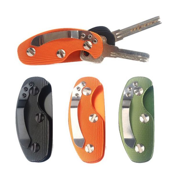 

car smart key wallet holder function metal chain ring collector zipper men women case bag housekeeper keys organizer keychain, Red;blue