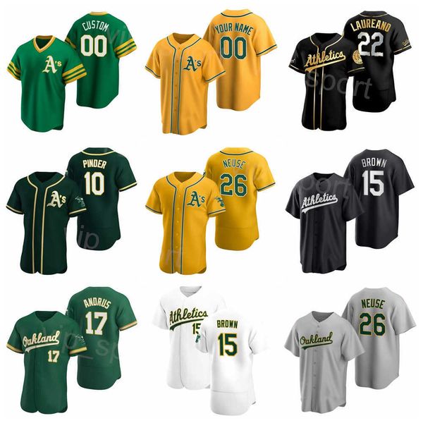 

new baseball 26 sheldon neuse jersey 10 chad pinder 47 frankie montas 12 sean murphy 17 elvis andrus 22 ramon laureano 15 seth brown cool ba, Blue;black