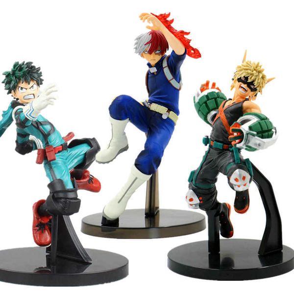 

huiya01 my hero academia anime figure bakugou katsuk midoriya izuku pvc action figure statue collectible model doll toys for children's