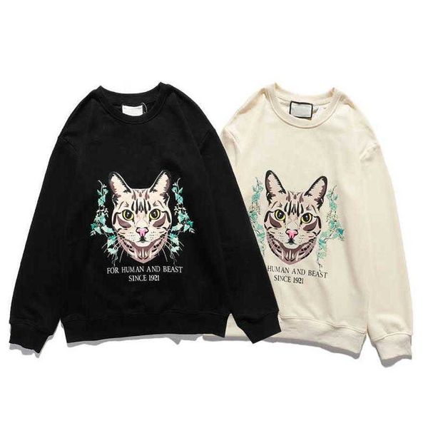 

casual men women hoodie with letter printed fashion long sleeve sweatshirts new streetwear clothing, Black