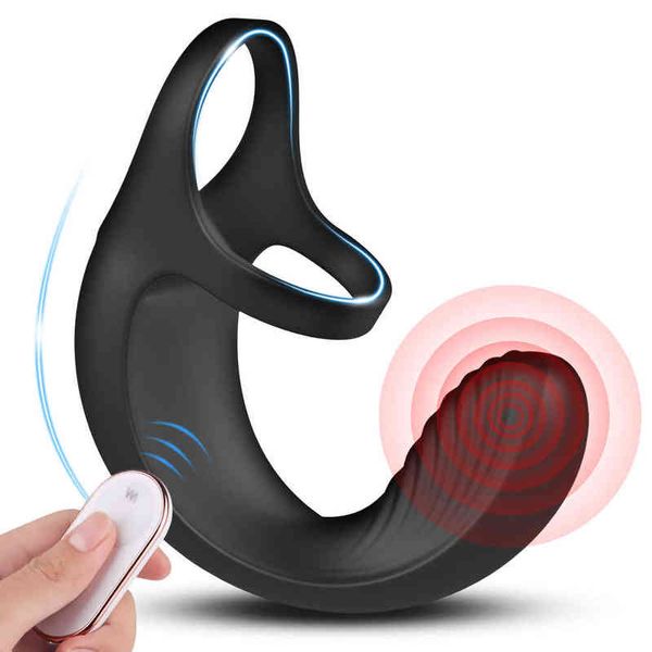 Nxy ockrings Вибратор вибратор для мужчин простата массажер по ремню ремня с удаленным контролем анальный мастурбатор секс -игрушка гей 220505