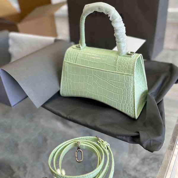 

shoulder bag women designer handbags totes messenger vintage bag crossbody bags light green hourglass bag fashion purses 0516